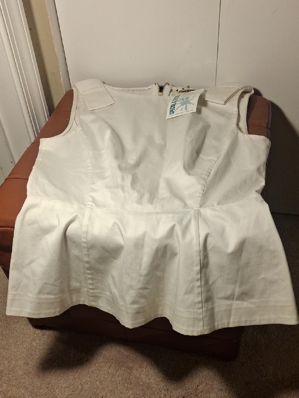 Kate Spade New York White Top - Live Colorfully Tag